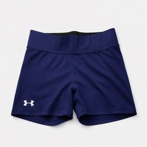 Under Armour HeatGear Compression Running Short Women's Navy‎ Medium Athletic